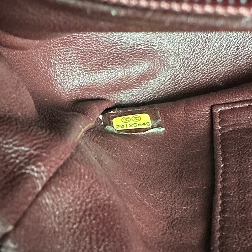 CHANEL CC CHAIN FLAP LEATHER SHOULDER/CROSSBODY BAG JUMBO - Picture 13 of 15